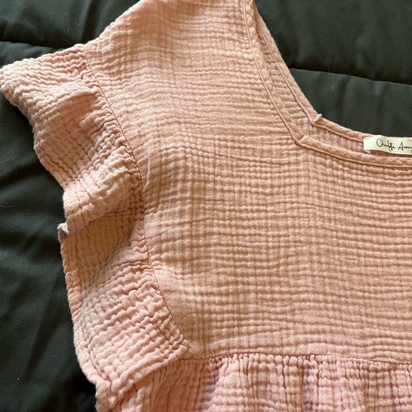 Pink Ruffled Top - Picture 3 of 7